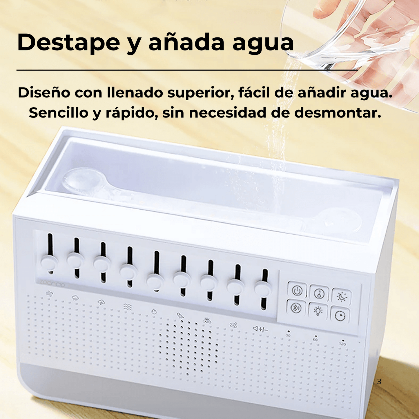 CalmFire® – Humidificador 7 en 1 que alivia el insomnio