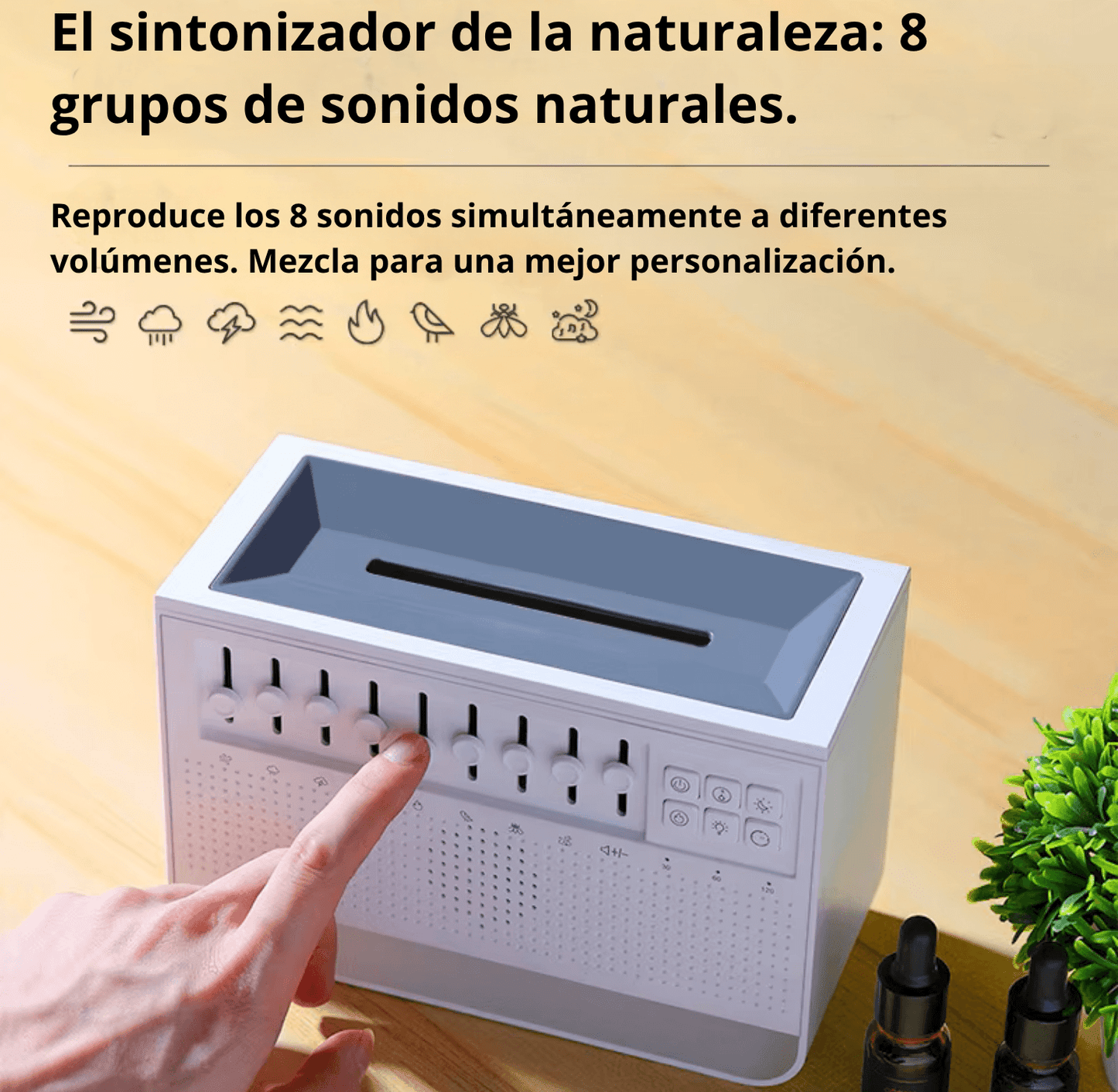 CalmFire® – Humidificador 7 en 1 que alivia el insomnio